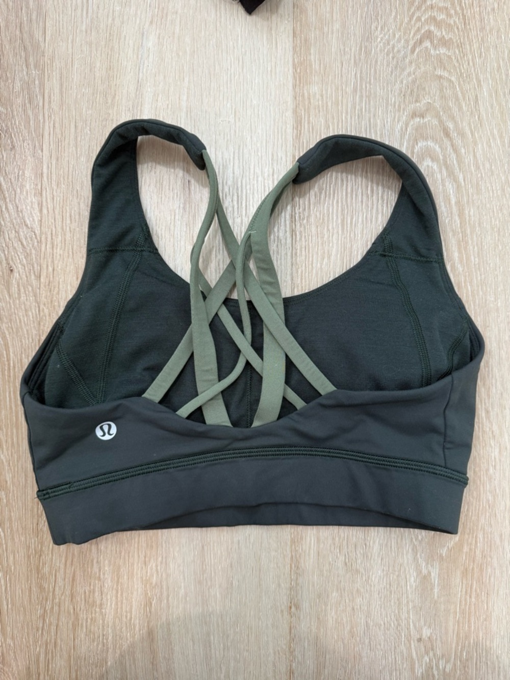 lululemon athletica Olive Strappy Back Sports Bra